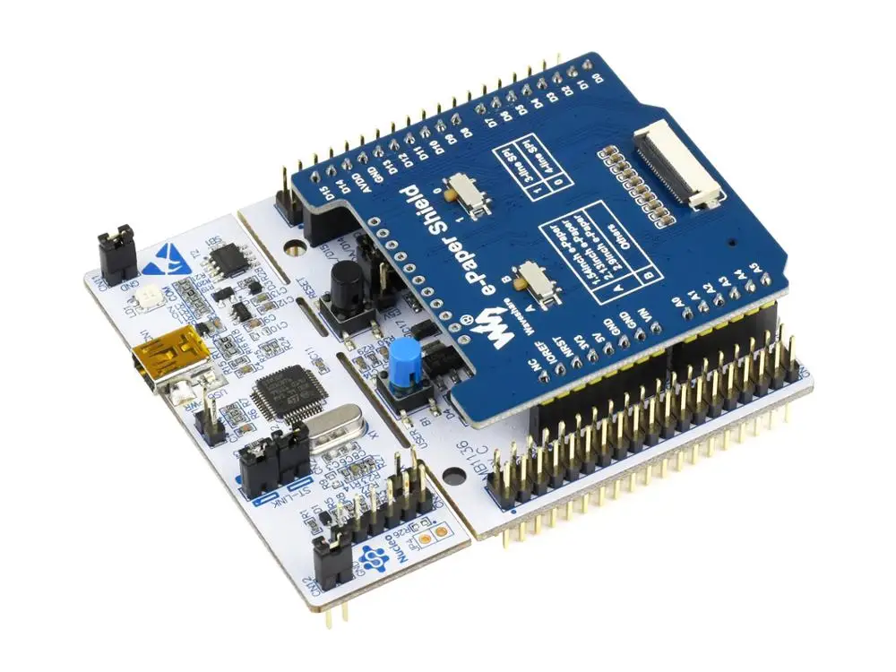 Protetor de Papelão Eletrônico Compatível com Vários Painéis de E-papelão Primeiro Wavesare Spi Painel Eletrônico Universal para Arduino Core Quadro demonstração - Imagem 4