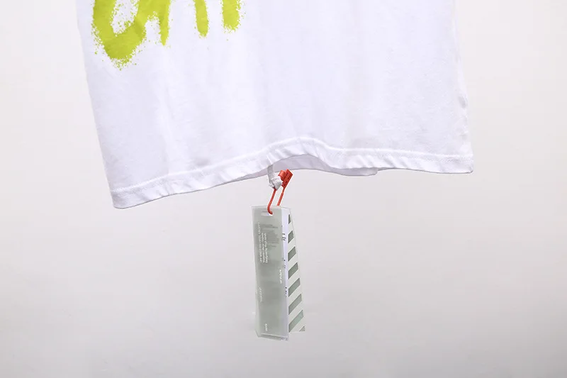 OFF-WHITE OW 19SS Limited короткий рукав Мужская парная футболка хлопок
