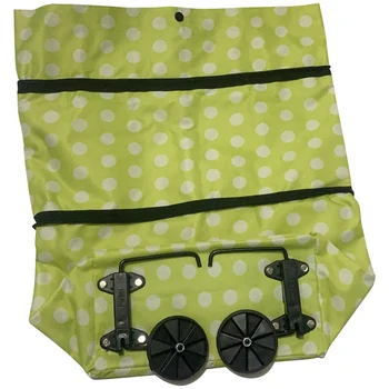 

Lightweight Folding Shopping Cart Luggage Travel Bag Wheel Trolley Household Practical Accessories Storage Box