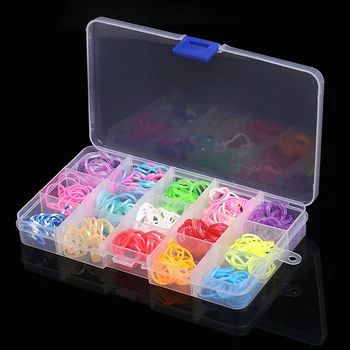 

10/15/24/36 Grids Compartments Plastic Transparent Organizer Jewel Bead Case Cover Container Storage Box for Jewelry Pill