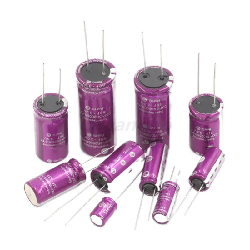 3.0V CDA Farad capacitors 1F 2F 3.3F 5F 7F 10F 15F 18F 20F 25F 30F 50F 60F 100F 120F Super Capacitor