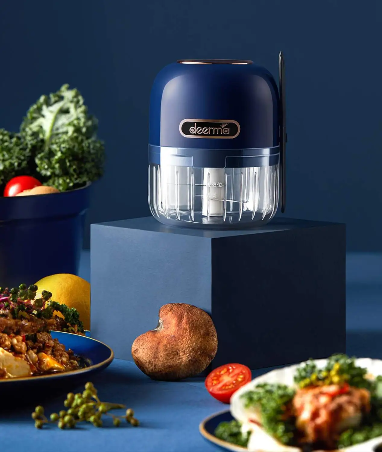 USB Rechargeable Electric Garlic Grinder, 2023 New Portable Veggie