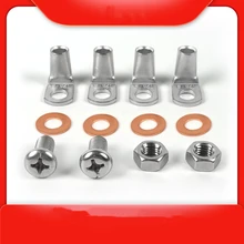 

BMS Main Contactor 90° Block Copper Terminal M8 Gasket Stainless Steel Head Screw Wiring Terminal Set Customized for Master LV