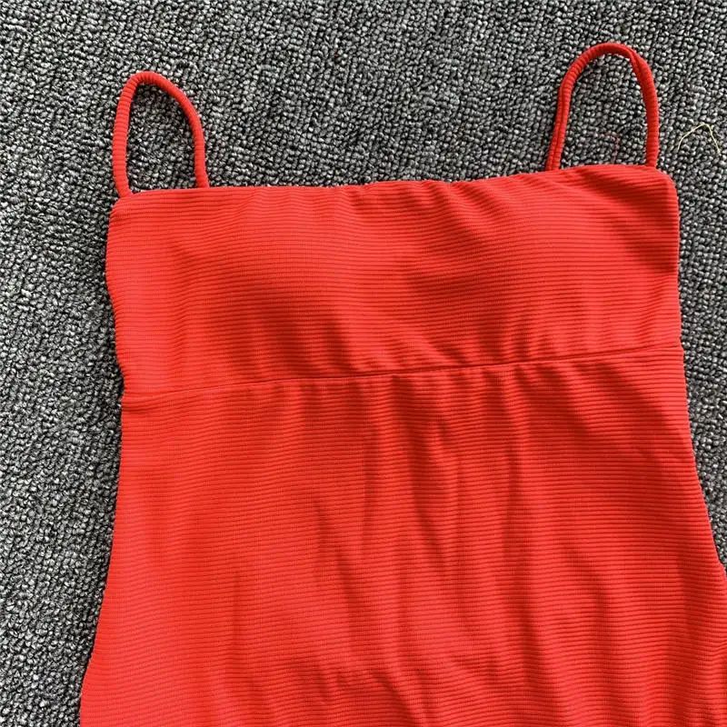 Сексуальный красный U глубокий Цельный купальник с высоким вырезом женские купальные костюмы, летняя пляжная одежда сплошной купальный костюм монокини боди