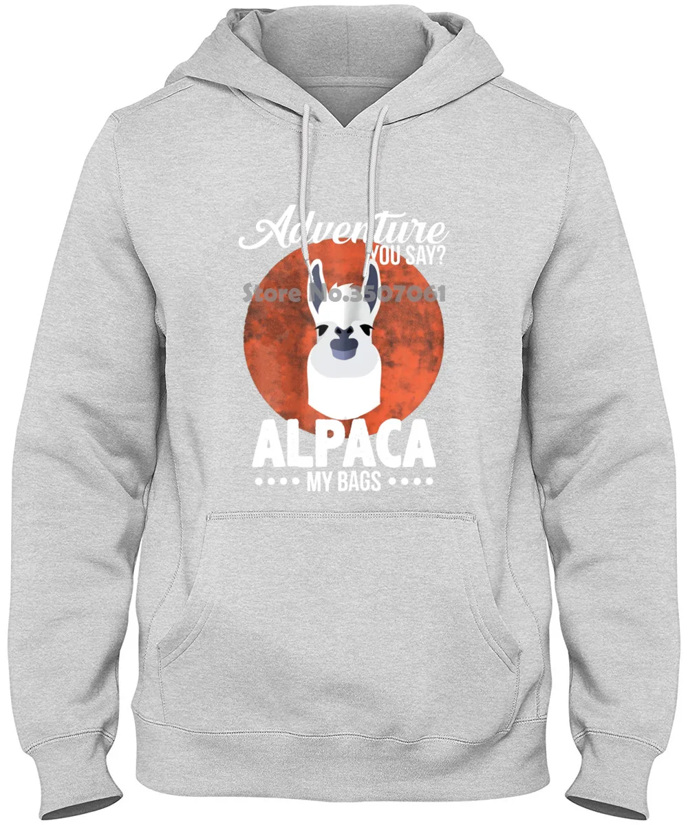 

Alpaca Funny Animal Pun Peru Graphic Letter Print Harajuku Punk long sleeve gym jogger winter summer coat tshirt t shirt
