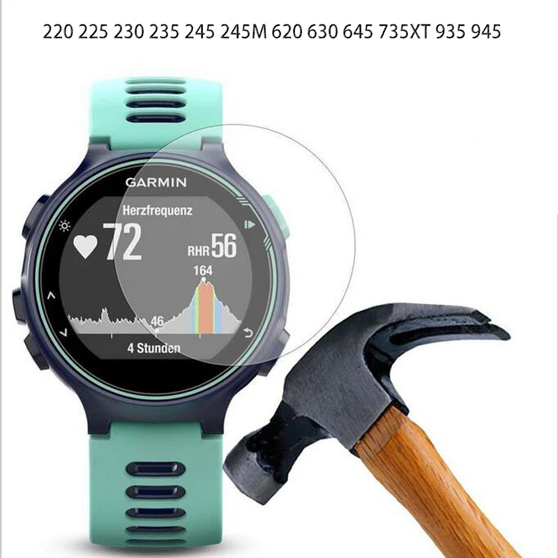 Защитная пленка из закаленного стекла для Garmin Forerunner 220 225 230 235 245 245M 620 630 735XT 645 935