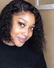 Bob peluca rizada del pelo humano del frente del cordón pelucas con minimechones brasileño Remy pelo humano Pelo Corto Pre arrancado pelucas para mujeres negras de la onda profunda de la peluca