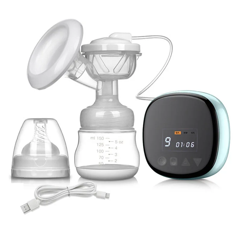 

Newborn Electronic Breast Pump Automatic Baby Milk Extractor with Infant Breast Feeding Bottle Nipple Suction Feeding Products B