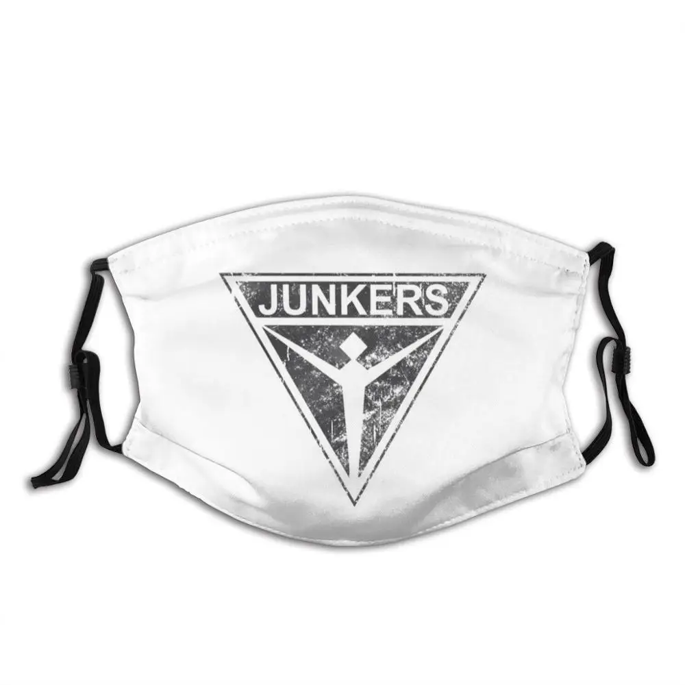 Junkers Stuka Germany Ww2 Vintage Logo Divertente Stampa Riutilizzabile Pm2.5 Filtro Maschera Junkers Stuka Ww2 Germania Industria Tedesca