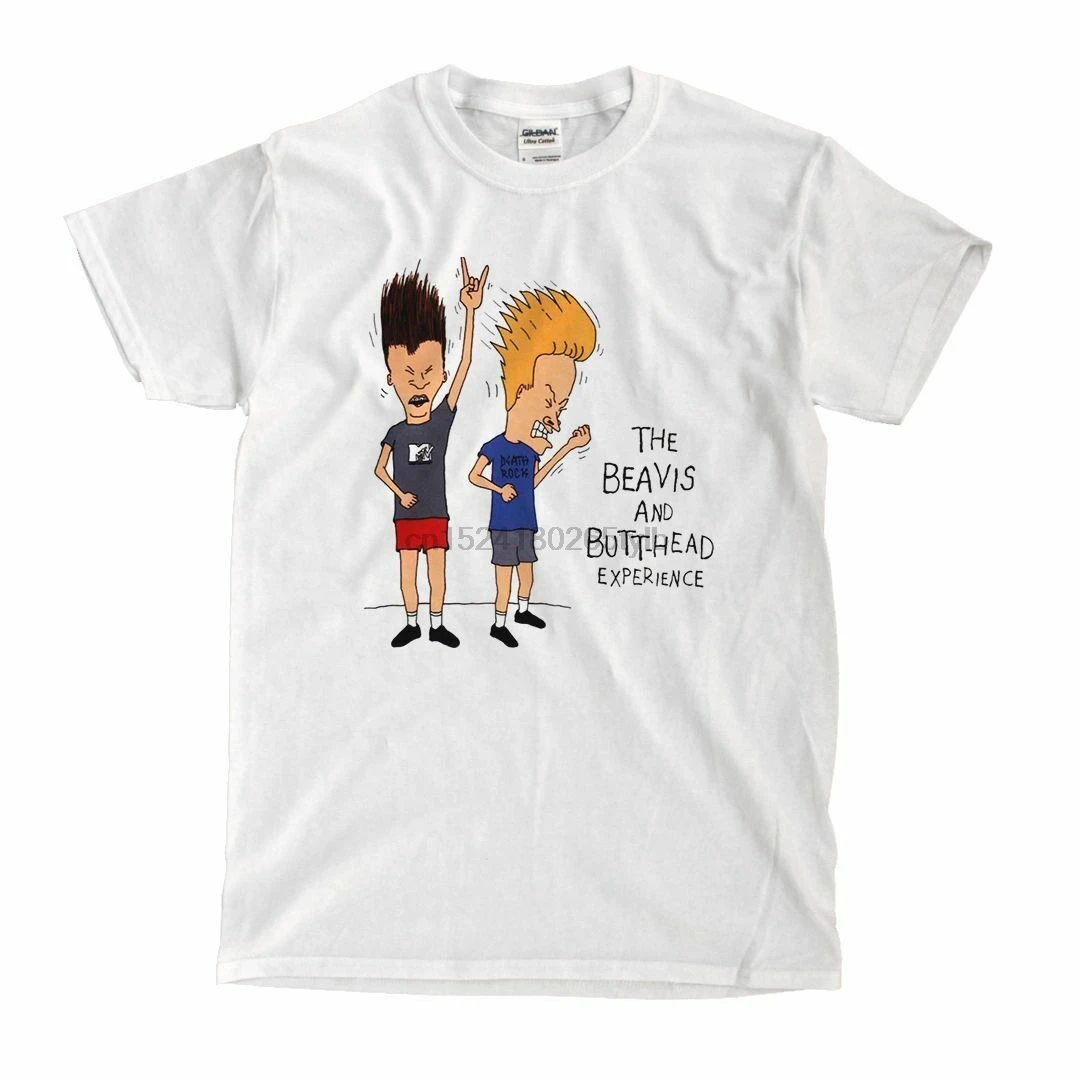 Белая футболка Beavis and Butthead | Мужская одежда