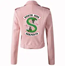 Aliexpress - Riverdale Women PU Leather Jacket Fashion print Motorcycle Jacket Short Southside Serpents Artificial Leather Jacket Asian size