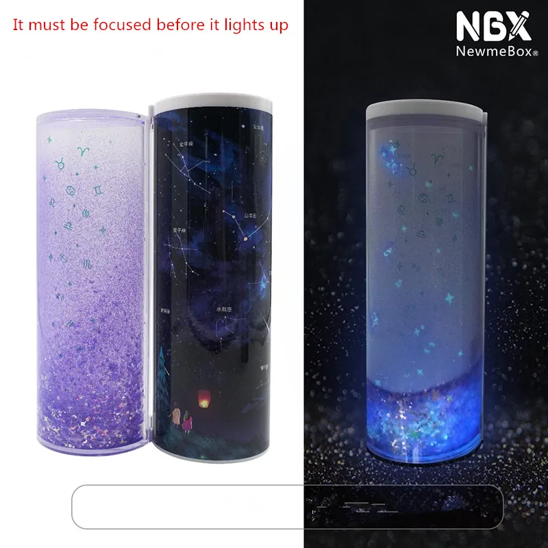 Кот newmebox Quicksand пенал с калькулятором Kawaii пенал Блестки пенал школьный пеналы пинал пенал школьный для девочек пеналы для школы пенал для мальчиков nbx pencil case пенал для карандашей Пенал пенал для девочек