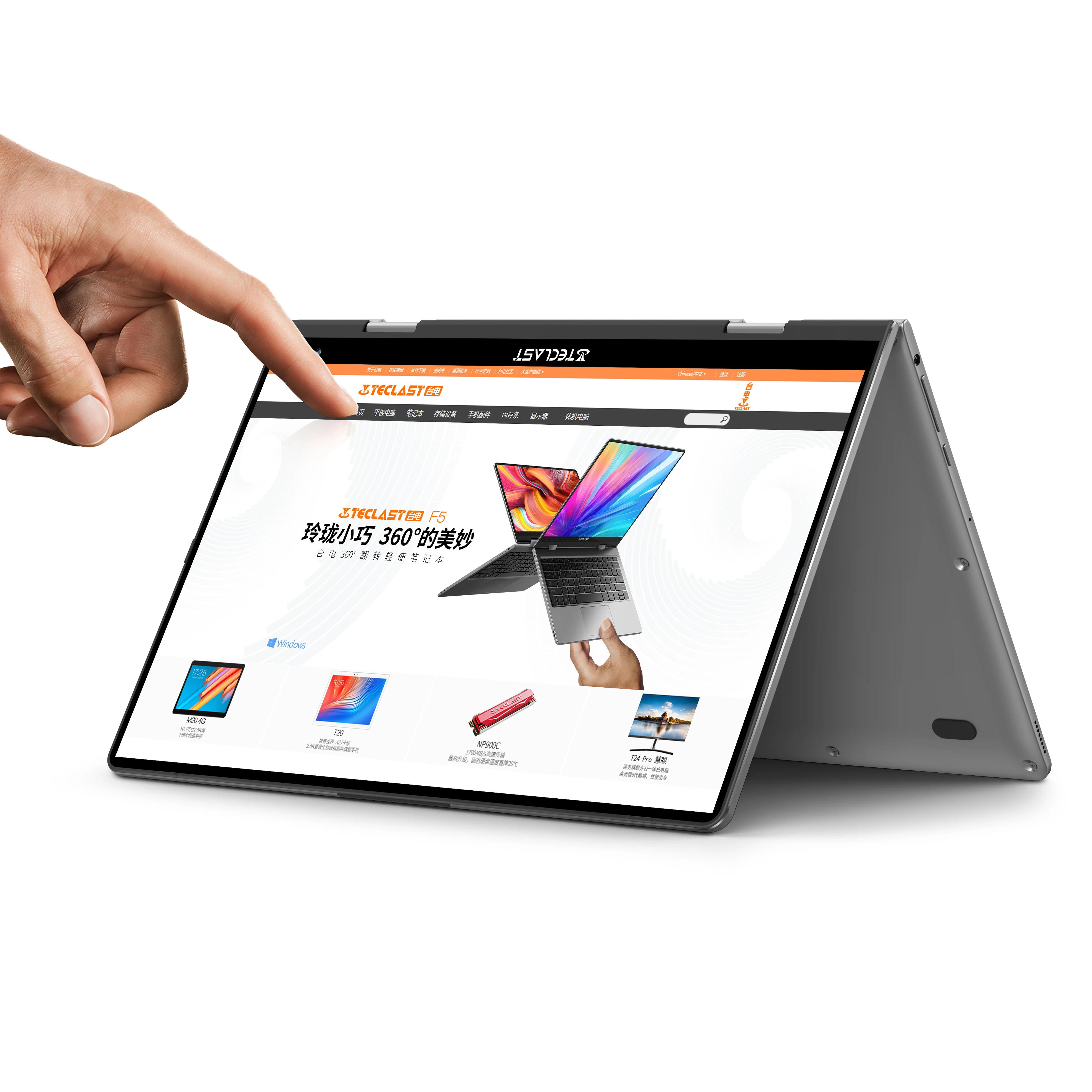 Teclast F5 Laptop 8GB RAM 256GB SSD Windows10 Intel Gemini Lake N4100 Quad Core 360 Rotating Touch Screen 11.6\ Teclast F5 Laptop 8GB RAM 256GB SSD Windows10 Intel Gemini Lake N4100 Quad Core 360 Rotating Touch Screen 11.6\