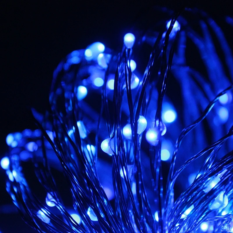 32M 300LED Solar Powered LED String Copper Wire Fairy Light Lamp Waterproof for Christmas Valentines Wedding Decoration