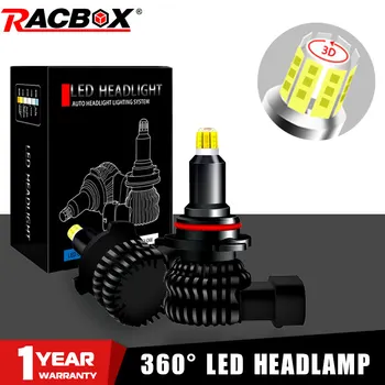 

9005 HB3 Mini Led Bulbs 360 Degree Led Headlights 50W 10000LM 6500K Auto Fog Lamp High Low Beam