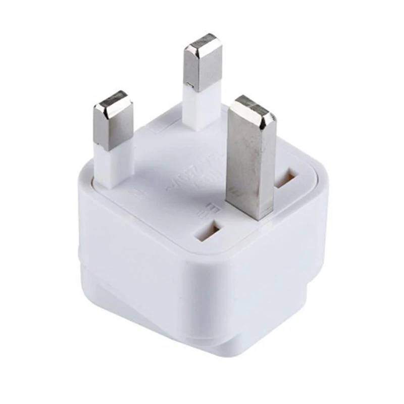 

Universal EU Euro 2 Pin To UK 3 Pin Plug AC Universal Adapter Travel Converter British G Type Standard Input Plug 13A Fuse