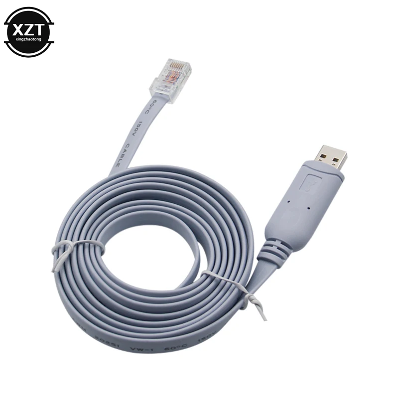 Последовательный адаптер pl2303ra USB RS232 к консольному кабелю RJ45 для Cisco H3C HP Arba Huawei