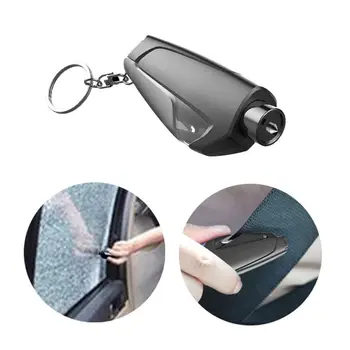

1 PC Styling Car Pocket Auto Emergency Rescue Means Glass Window Breach Infant Safety Hammers with Keychain Belt Cutter HOT