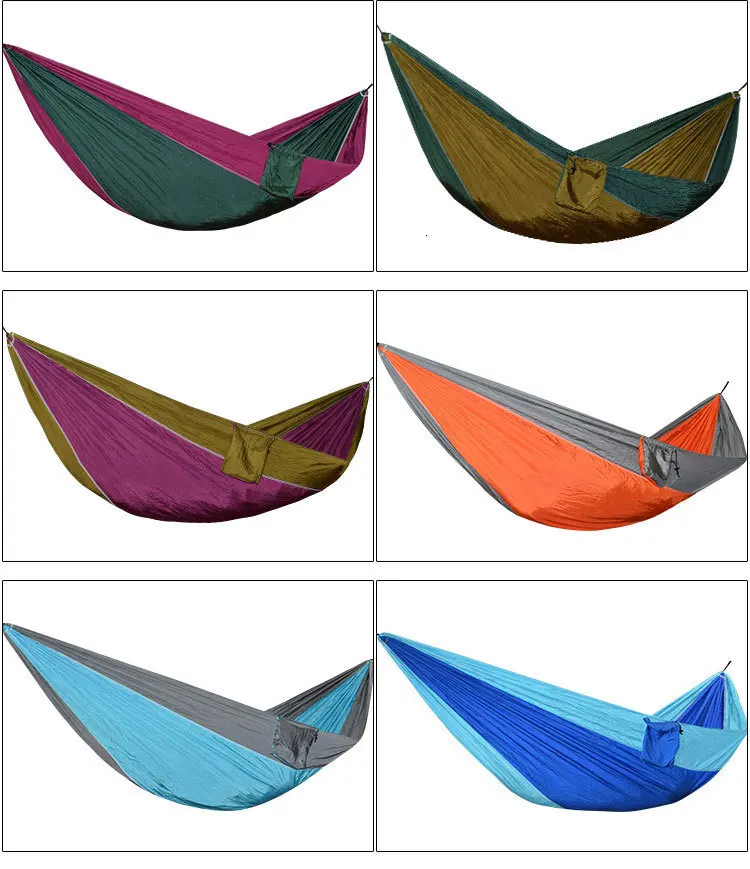 1 Person Camping Hammock With Two Tree Straps Portable Hammocks 87x36inch For Backpacking Travel Beach Backyard Hiking Outdoor