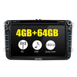 Радуясь 8 "Android 8,1 4 GB Автомобильный Радио gps навигации для VW GOLF 5, 6 поло Passat b6, Jetta Tiguan Touran Skoda, сиденье с DSP SWC