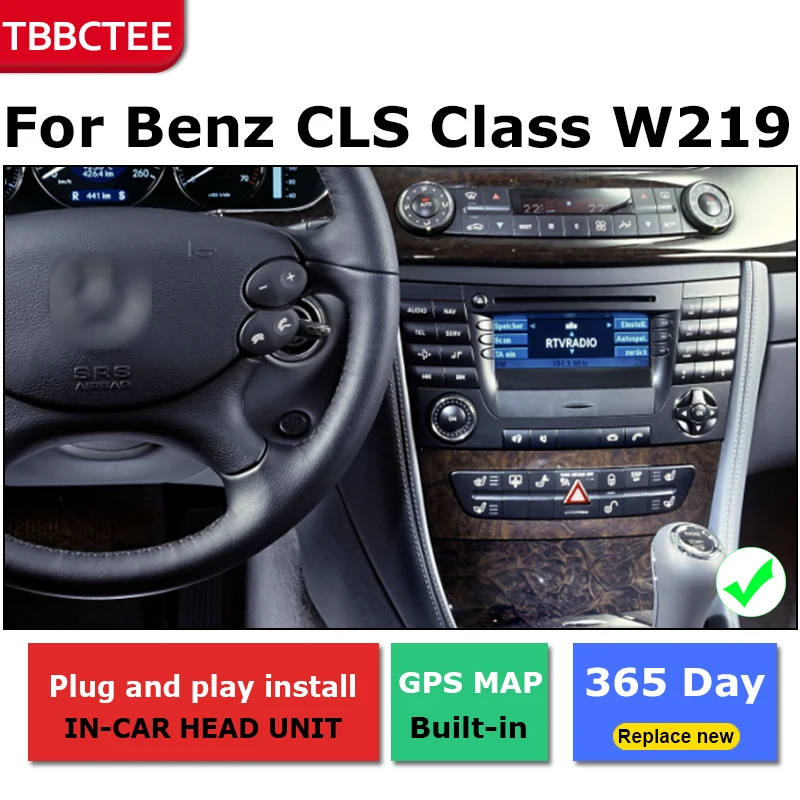Best Android car dvd gps multimedia player For Mercedes Benz CLS Class W219 2004~2010car dvd navigation radio video audio 2