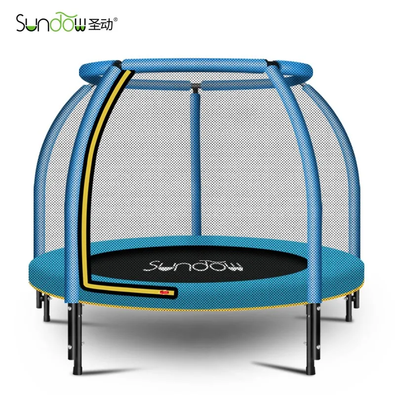 

0158 Trampoline Small Family Household Bounce Touch Indoor Bed Children Harness Protecting Wire Net Baby Adult's Bed