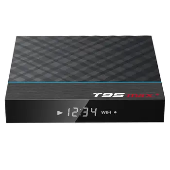 

T95 MAX PLUS Android 9.0 Smart TV Box Amlogic S905X3 5G WIFI Bluetooth 4.0 4K Top Box
