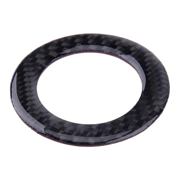 

Carbon Fiber Steering Wheel Logo Emblem Ring Cover Frame Trim Fit For VW Polo Tiguan Passat B6 B7 Golf 6 7 Jetta 5 6