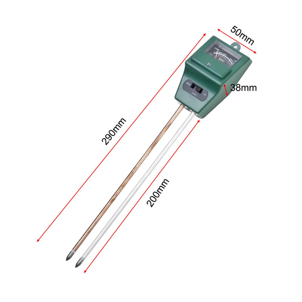 3 in 1 PH Tester Soil Water Moisture Light Test Meter Flower Garden Plant Sensor