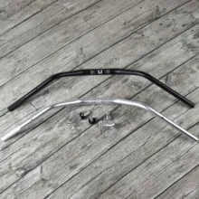 Универсальный для мотоцикла Utech 28 мм руль Fat Bar CNC управление алюминиевым сплавом колесо винтажный мотоцикл 820 мм 1-1/8''