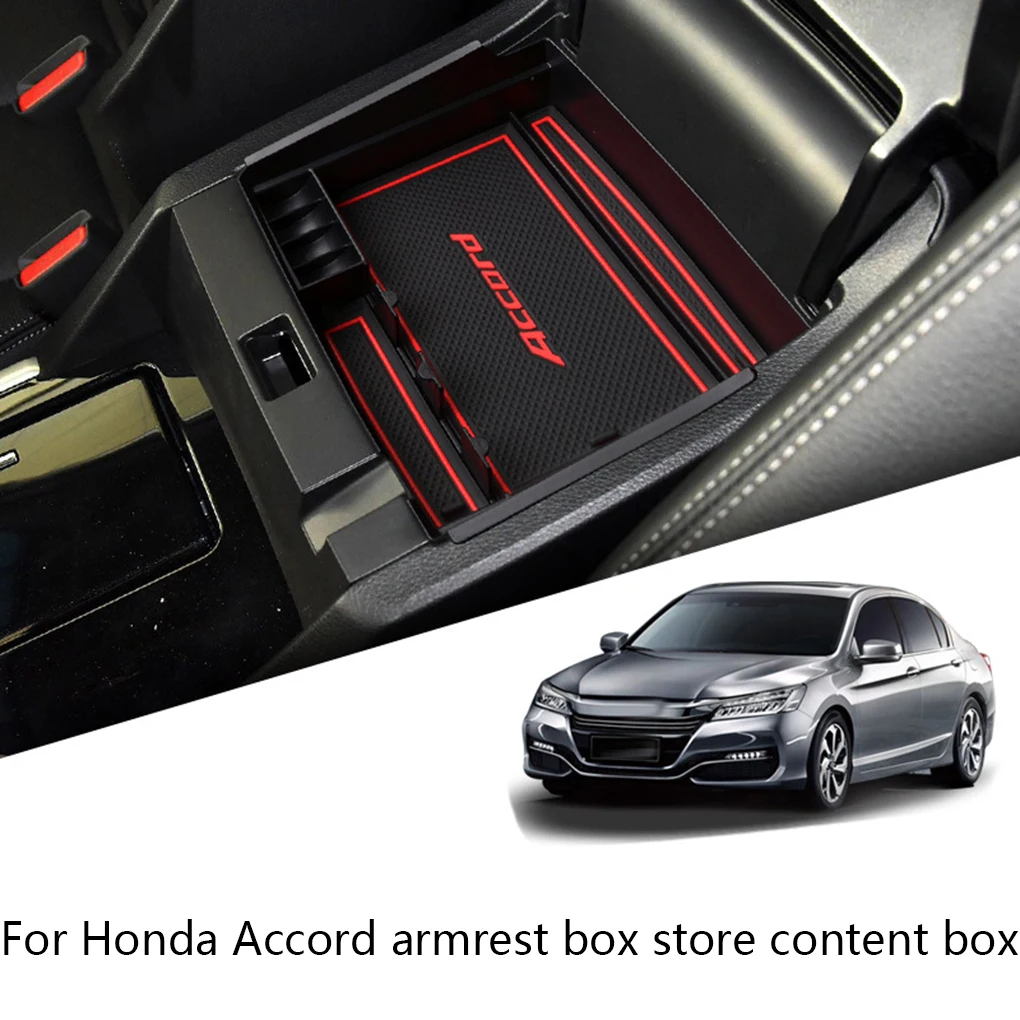 Замена для Honda Accord 2013- Передняя центральная консоль подлокотник коробка Органайзер лоток вторичный хранимый спутник