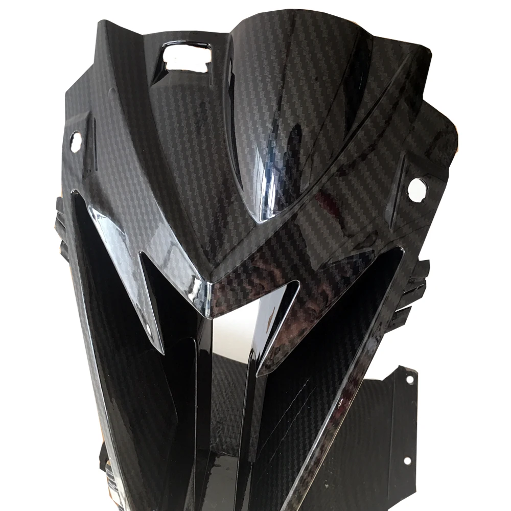 Для S1000rr Передняя головка носа Cowl воздухозаборник углеродного Цвета ABS пластик