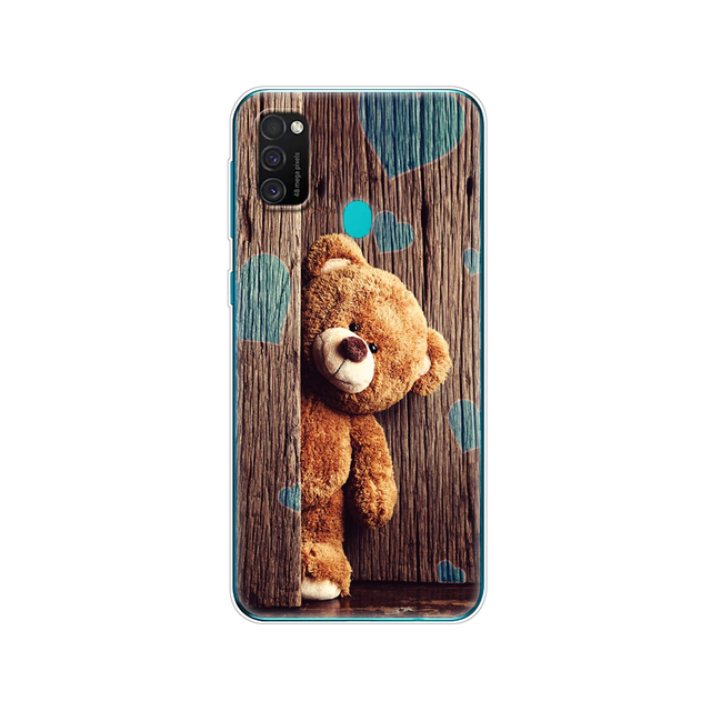 Samsung M21 Case 6.4" Soft Silicon Tpu Cover For Samsung Galaxy M21 M 21 SM-M215FZGUSER m215 Phone Back Shell Bumper Funda