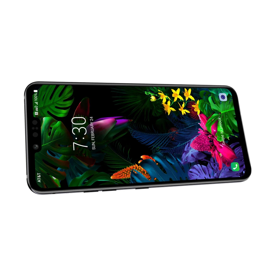 Разблокированный LTE телефон LG G8 ThinQ LMG820UM на Android, Восьмиядерный процессор Snapdragon 855, 6,1 дюймов, 6 ГБ и 128 ГБ, 16 МП и 12 МП, отпечаток пальца NFC