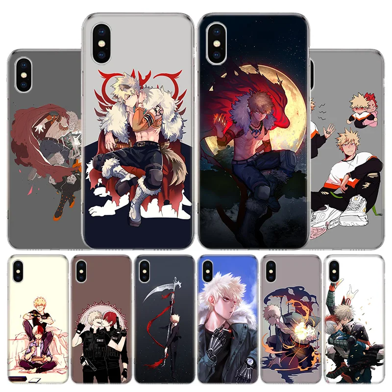 Чехол для телефона Boku no Hero academic Apple Iphone 11 12 Mini Pro X XR XS Max 7 8 6 6S Plus 5 SE 7G 6G +