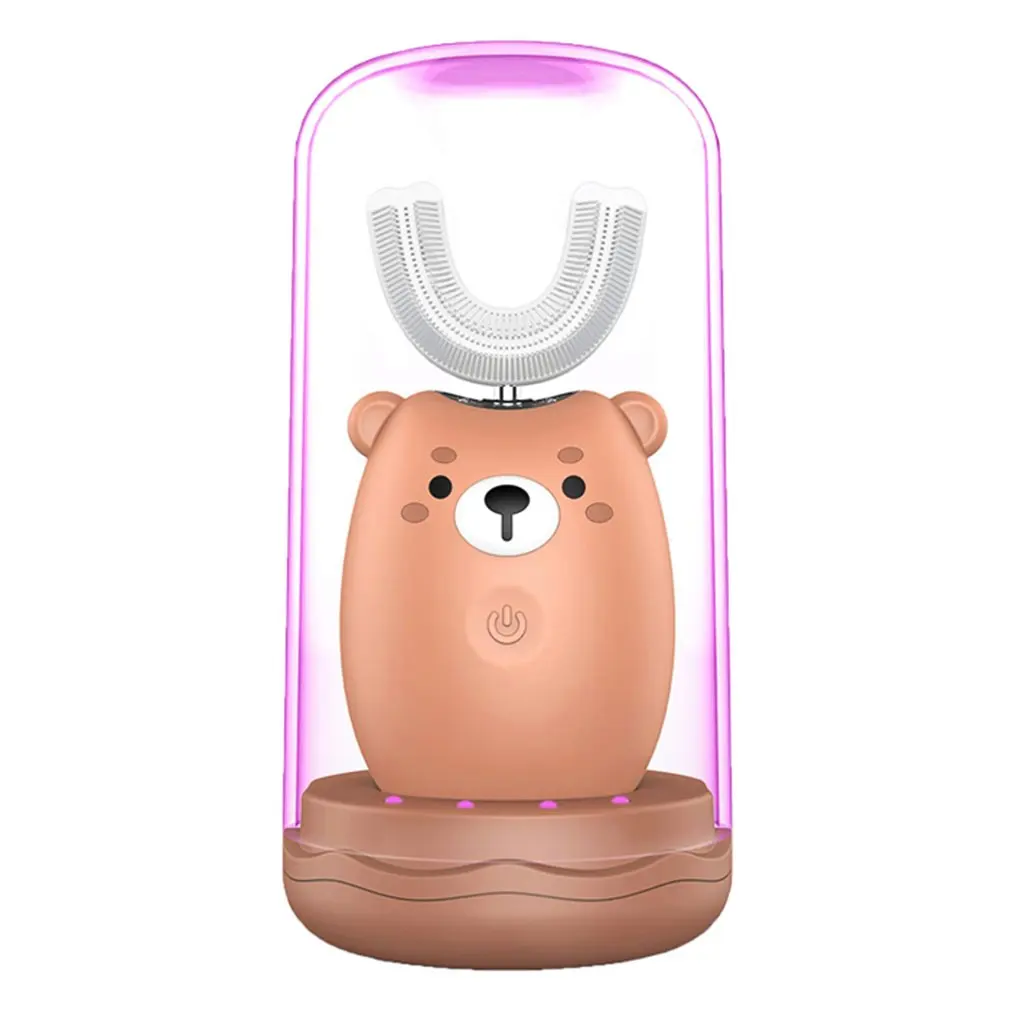 Children U-Type Electric Toothbrush Rechargeable Sonic Automatic Electric Toothbrush Without Toothpaste