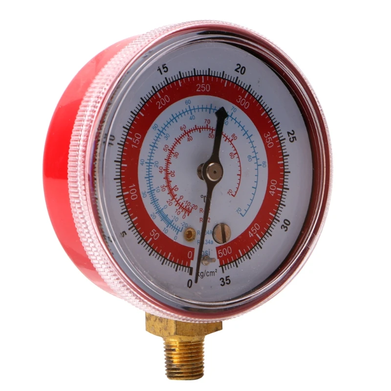 

Red Air Conditioner R404/R134A/R22 Refrigerant High Pressure Gauge PSI KPA 87HE