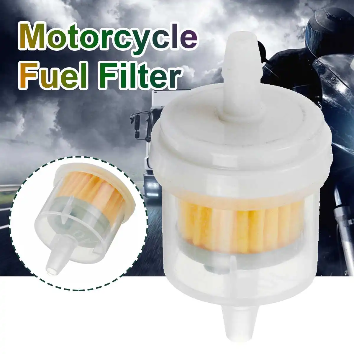 

Universal Motorcycle Fuel Gasoline Oil Filter For Scooter Motorcycle Moped Scooter Dirt Bike ATV Fuel Filter 1pcs