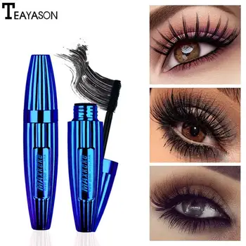 

Mascara Waterproof Eyelash Fluffy Volume Mascara Makeup 4D Silk Fiber Lash Mascara Thickening Lengthening Curling Mascara TSLM1