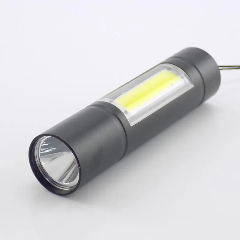 Мини-светильник высокой мощности 2 светодиодный COB Q5 ручка светильник USB linterna работа вспышка светильник фонарь перезаряжаемая батарея лампа кемпинг linternas