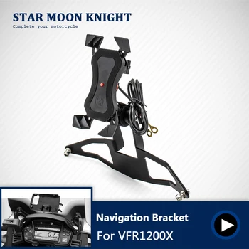 

For Honda VFR1200X Crosstourer 2012-2017 2016 2015 2014 Windshield Mount Navigation Bracket GPS Smartphone Holder Motorcycle