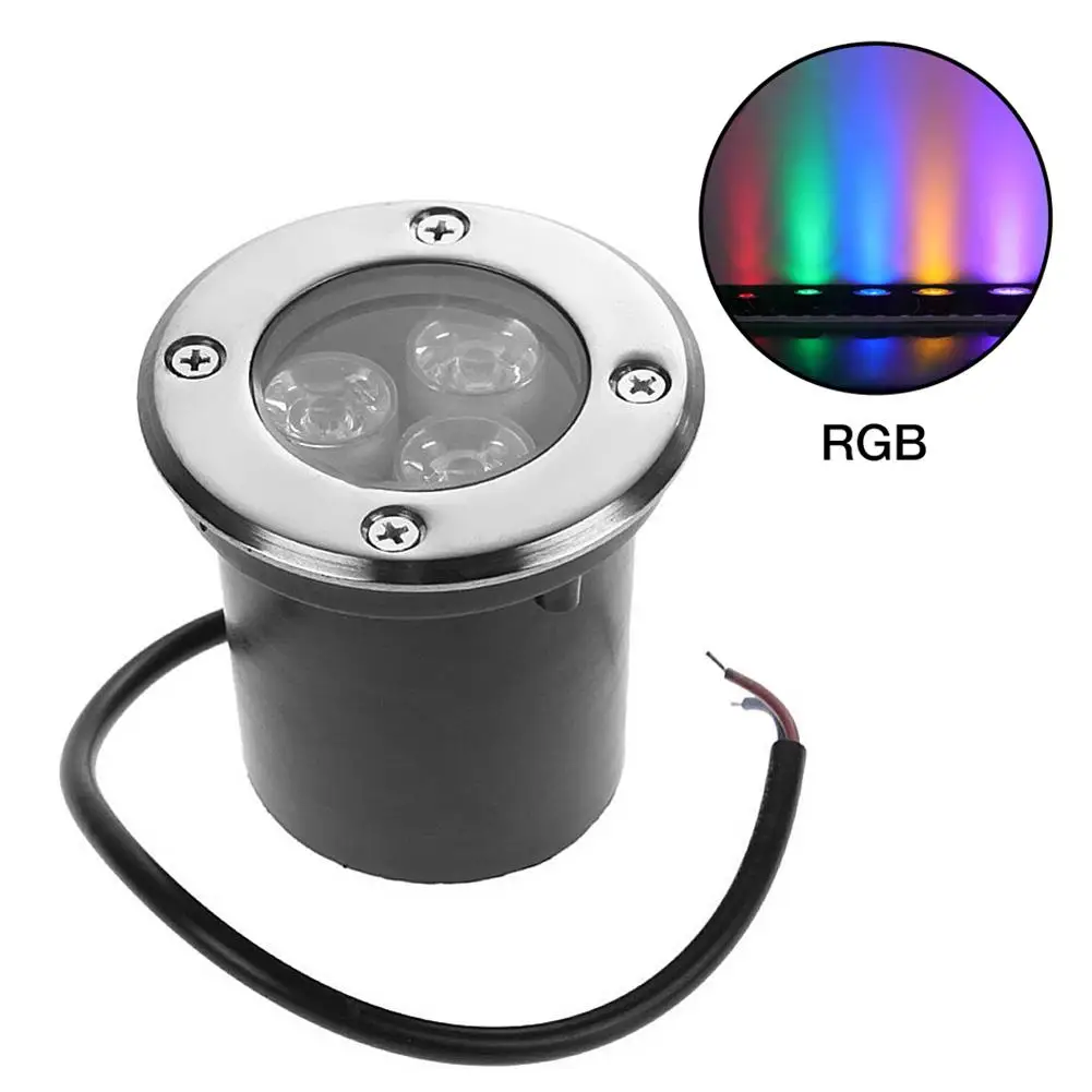 Подводный светодиодный светильник RGB водонепроницаемый антикоррозионный