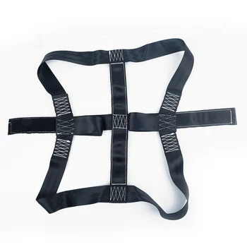 

Secure Motorcycle Transport Tie-Down Rear Wheel Strap Strong Polyester Webbing