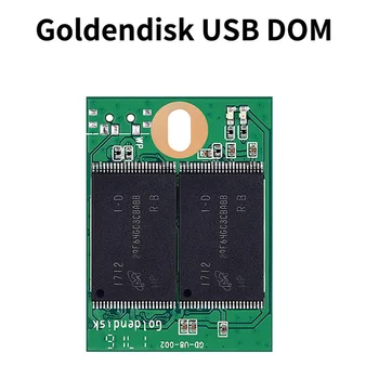 

Goldendisk Original 32GB USB SSD 9PIN IDE SYSTEM HARD DISK NAND MLC 9PIN DOM USB Internal On board Interface Industrial SSD