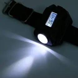 Супер яркий наручный светодиодный фонарик часы Портативный Перезаряжаемый для альпинизма кемпинга CLH @ 8