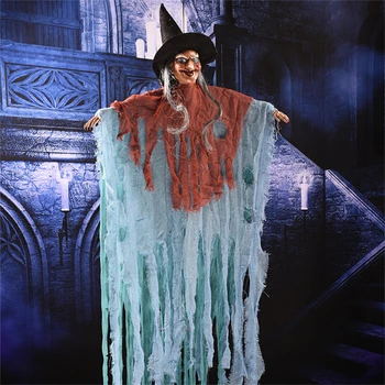 

Halloween Ghost Hanging Decoration Indoor Outdoor Specter Party Ornament Utility Pendant Props Halloween Event Party Decor
