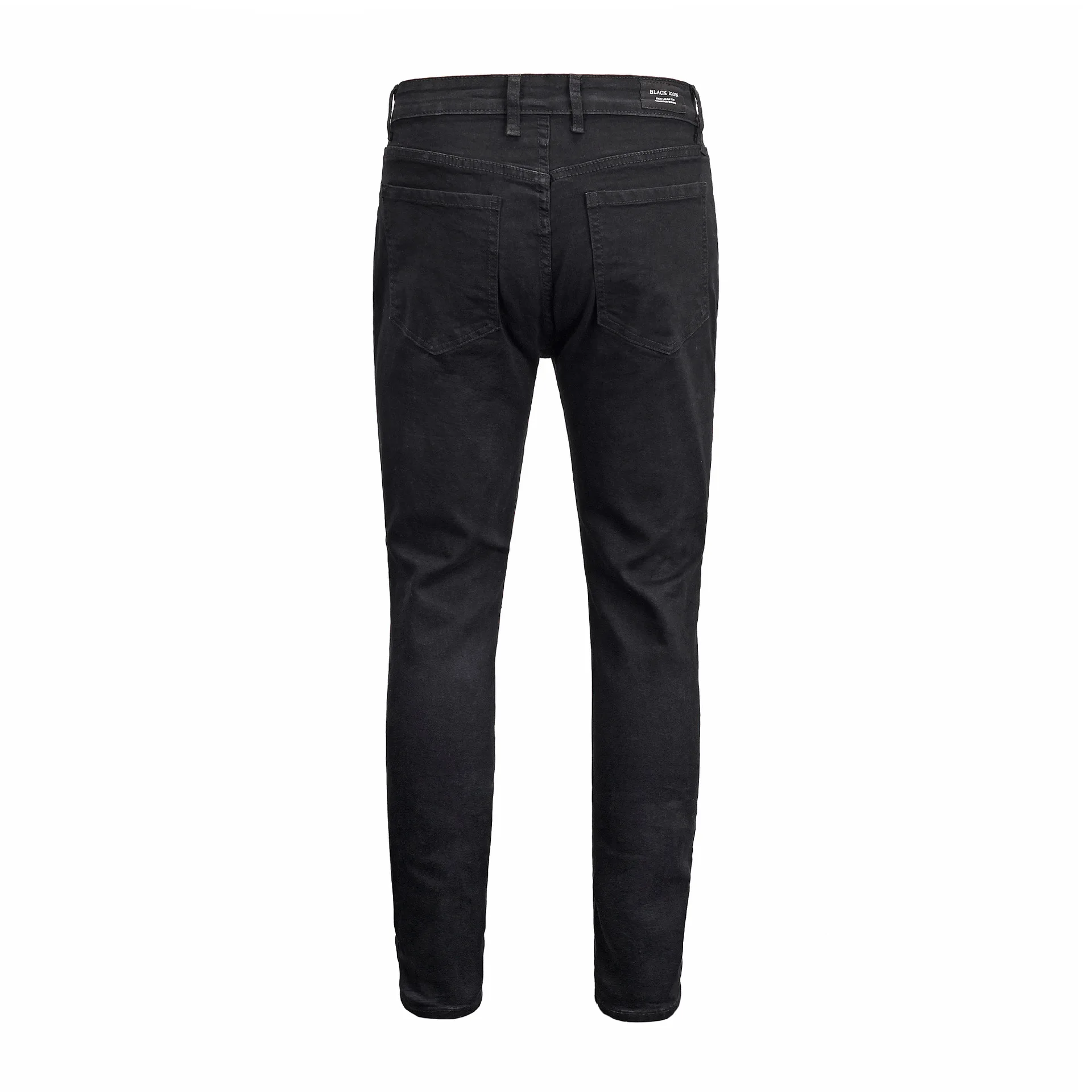 Стиль высокое качество Slim Fit Эластичные Обтягивающие джинсы Мужская Мода уничтожения Ножи с дырочками джинсы Ink
