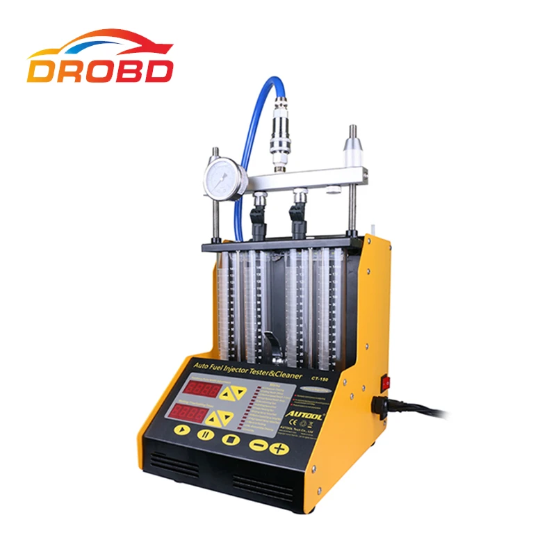 Autool Ct150 4 Cylinder Ultrasonic Fuel Injector Cleaner Tester 220v