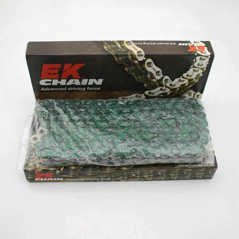 Hight EK520 Оригинальное X-ring Япония 520 цепь 120 звено SRX2 аксессуары для мотоциклов Запчасти для мотоциклов Xring X ring Chain - Цвет: green