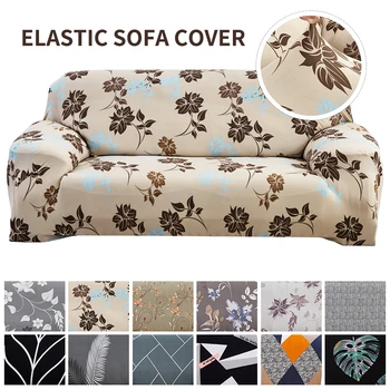 

2020 Printed Modern Elastic Sofa Cover Living Room L Shape Stretch Couch Cover Sofa Protectors Furniture Slipcovers